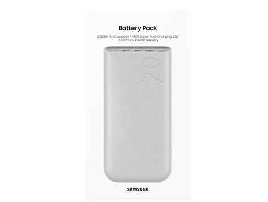 Внешний аккумулятор Samsung 20000mAh EB-P4520 beige SAM-K-EB-P4520XUEG